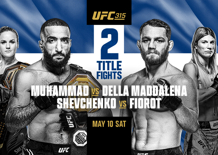 UFC 315: Muhammad vs Della Maddalena